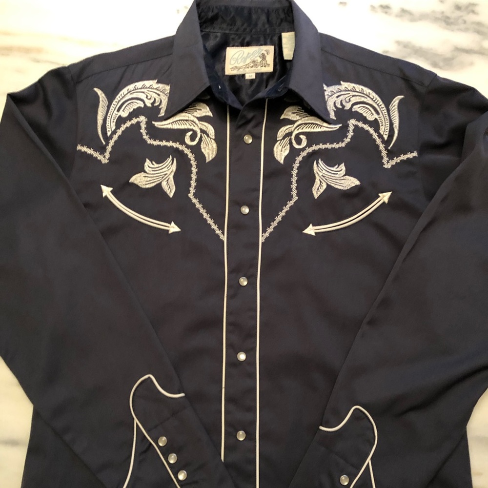 ROPER Vintage Embroidered Western Shirt!